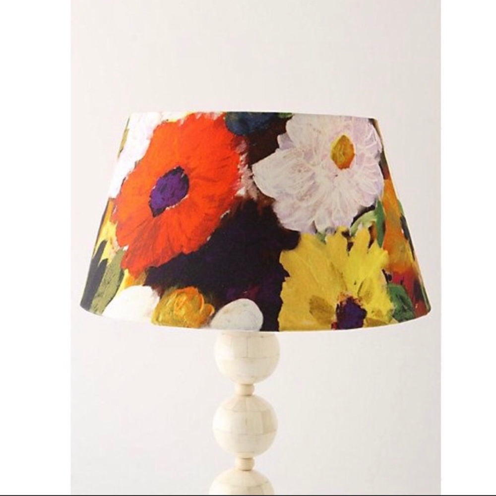 Anthropologie Ansouis Impressionist Lampshade HTF